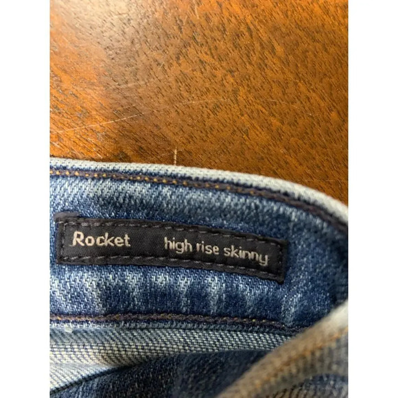 Citizens of Humanity Rocket High Ride Skinny Pearl Studded Blue Jeans Women’s 27 - Picture 4 of 12